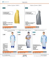 Tabliers bleu usage unique