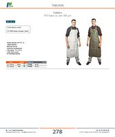 Tabliers PVC blanc ou vert 300 µm