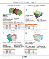 Lavettes en microfibre