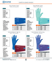 Gants Nitrylex® green nitrile, non poudrés