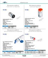 Micropipettes capillaires 'end-to-end' non héparinées
