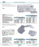 Lamelles couvre-objet hydrophobes rondes en verre borosilicaté SCHOTT D 263® M