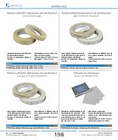 Rubans adhésifs indicateurs de stérilisation par autoclavage