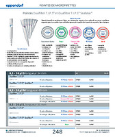 Pointes Dualfilter T.I.P.S®, 0,1 - 5 ml L longueur 120 mm