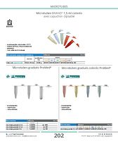 Microtubes BRAND® 1,5 ml colorés avec capuchon clipsable