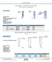 Microtubes à centrifuger Citotest® en PP