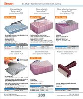 Film adhésif en aluminium SecureSealTM pour plaques PCR