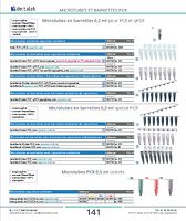 Microtubes 0,2 ml pour PCR et qPCR