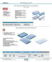 Microplaques à jupe PCR 384 puits