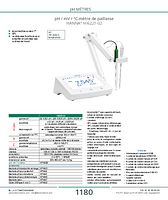 pH / mV / °C-mètre de paillasse HANNA® HI6221-02 