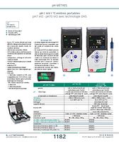 pH / mV / °C-mètre portable pH7 VIO avec technologie DHS