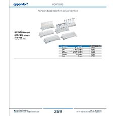 Portoirs Eppendorf pour cryotubes en polypropylène
