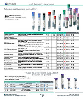 Tubes de prélèvement pour sérum avec accélérateur et gel