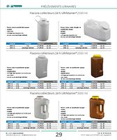 Flacons collecteurs 24h. URINTAINER® 3000 ml