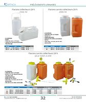 Flacons collecteurs 24 h 2500 ml