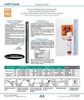 Kits de prélèvement nasopharyngés avec écouvillons floqués stériles et milieu de transport spécial virus inactivé VTM-N tige sécable plastique / tête en nylon floqué