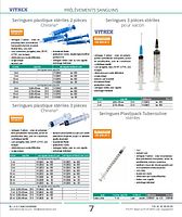 Seringues plastique stériles 3 pièces Chirana®