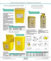 Fûts en polypropylène pour DASRI
