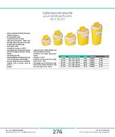 Collecteurs de sécurité pour DASRI perforants NF X 30-511 