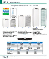 Réfrigérateurs scientifiques 125 à 346 litres