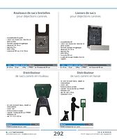 Distributeur de sacs canins en liasse