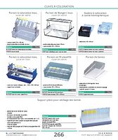 Portoir à coloration inox, cuve en inox