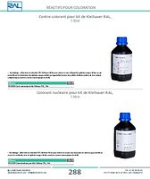 Colorant nucléaire pour kit de Kleihauer RAL, 1 litre