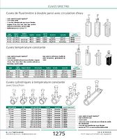 Cuves cylindriques à température constante avec bouchon