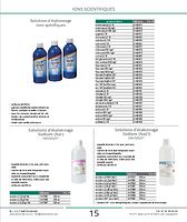 Solutions d'étalonnage ions spécifiques