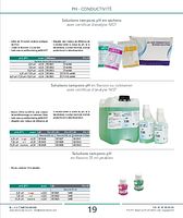 Solutions tampons pH en flacons ou cubitainer avec certificat d'analyse NIST