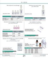 Eau distillée en sachets avec certificat d'analyse NIST