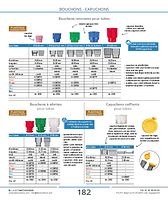 Bouchons rentrants pour tubes