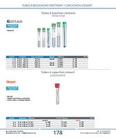 Tubes à bouchon hermétique fond rond