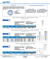 Tubes coniques LoBind® 5 à 50 ml pour protéines ou DNA capuchon à vis