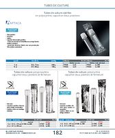 Tubes de culture polystyrène capuchon à 2 positions de fermeture