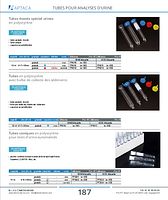 Tubes évasés spécial urines en polystyrène