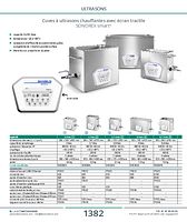 Cuves à ultrasons chauffantes avec écran tractile SONOREX smart®