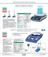 Agitateur magnétique chauffant plaque chauffante en céramique