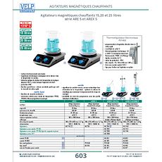 Agitateur magnétique chauffant 20 litres AREX 5 