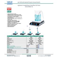 Agitateur magnétique chauffant AREC 10 