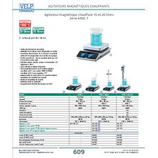 Agitateur magnétique chauffant AREC 7 