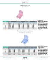 Cassettes d'inclusion pour biopsie conception en deux parties