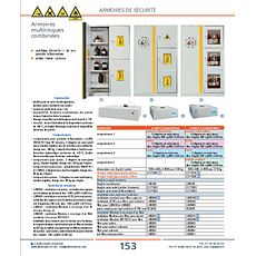 Armoires multirisques combinées portes pleines