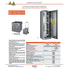 Coffre de transport anti-radiations certifiés EN14470-1