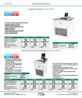 Cryothermostats -25 à 100 °C