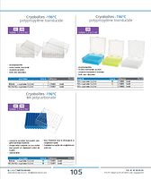 Cryoboîtes -196°C polypropylène translucide