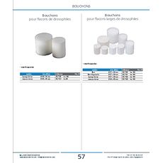 Bouchons pour flacons larges de drosophiles