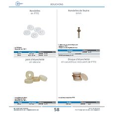 Rondelles en PTFE