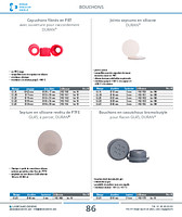 Septum en silicone revêtu de PTFE GL45, à percer, DURAN®