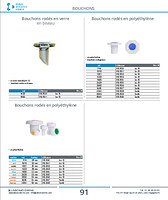 Bouchons rodés en polyéthylène